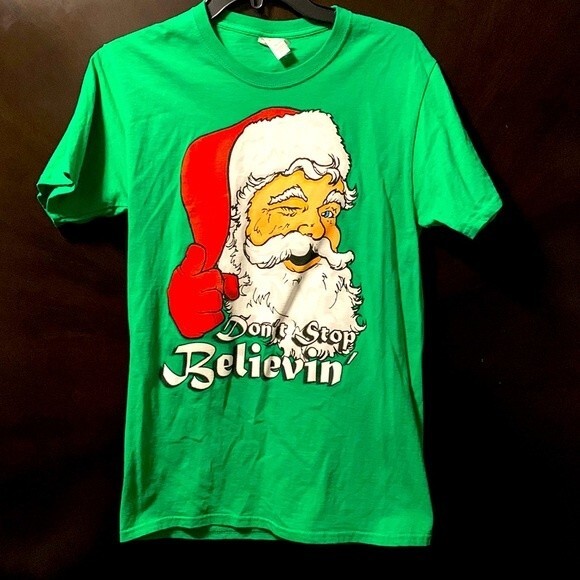 December 25th brand t shirt . Don’t stop believin’.‎ Size S - Picture 1 of 6